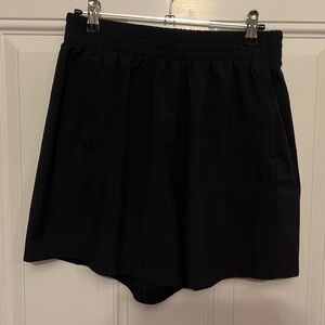 Gymshark Women's Black Athletic Shorts with Elastic Waist